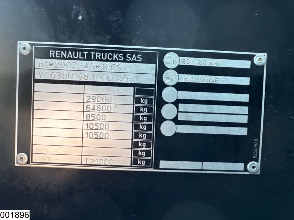 Renault C 430 6x4, EURO 6, Retarder, Palfinger,Remote