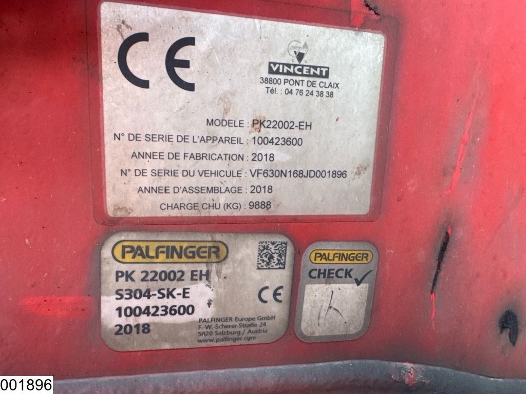Renault C 430 6x4, EURO 6, Retarder, Palfinger,Remote