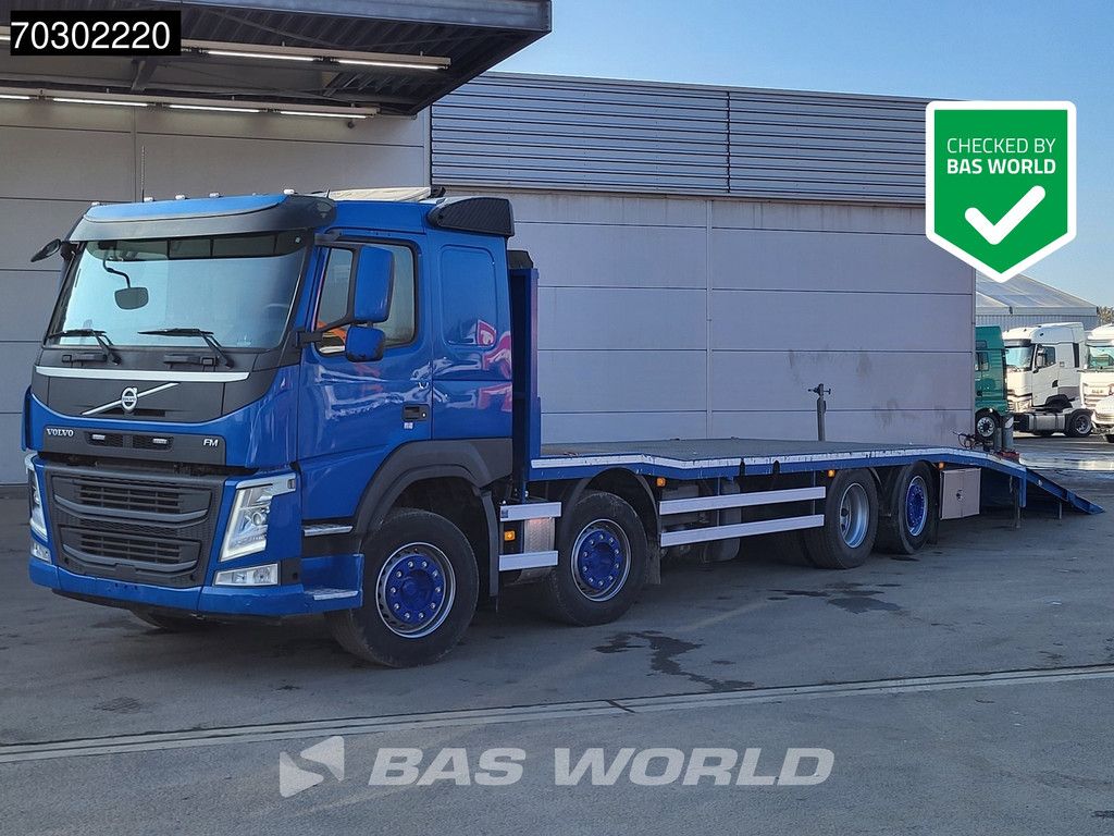 Volvo FM FM 500 8X2 Machine transporter Winch Lift-Axle Automatic Euro 6