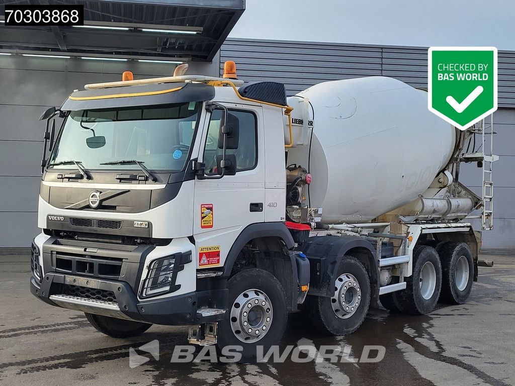 Volvo FMX 410 8X4 9m3 Liebherr mixer Steelsuspension Automatic Euro 6