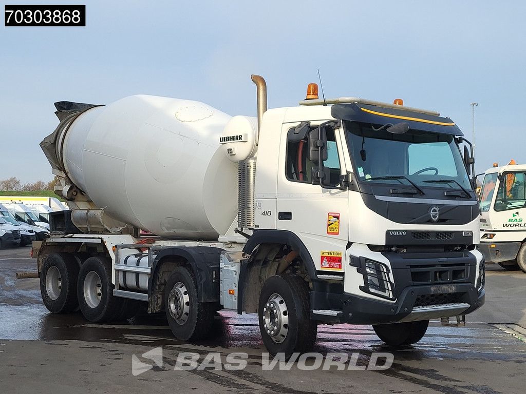 Volvo FMX 410 8X4 9m3 Liebherr mixer Steelsuspension Automatic Euro 6