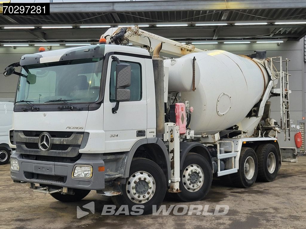 Mercedes Actros 3241 8X4 7m3 MECBO MB24L/100-BZ Mixer Steelsuspension Automatic Euro 5