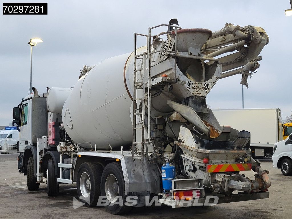Mercedes Actros 3241 8X4 7m3 MECBO MB24L/100-BZ Mixer Steelsuspension Automatic Euro 5