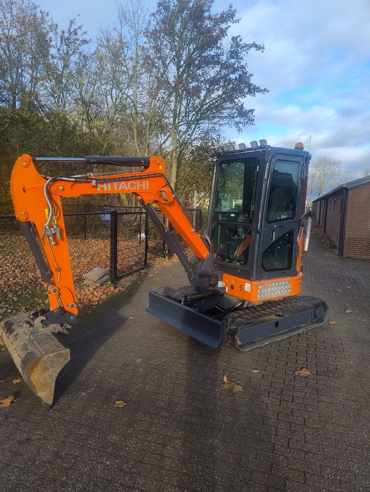 Hitachi zx26u minigraver sloop sorteer functie