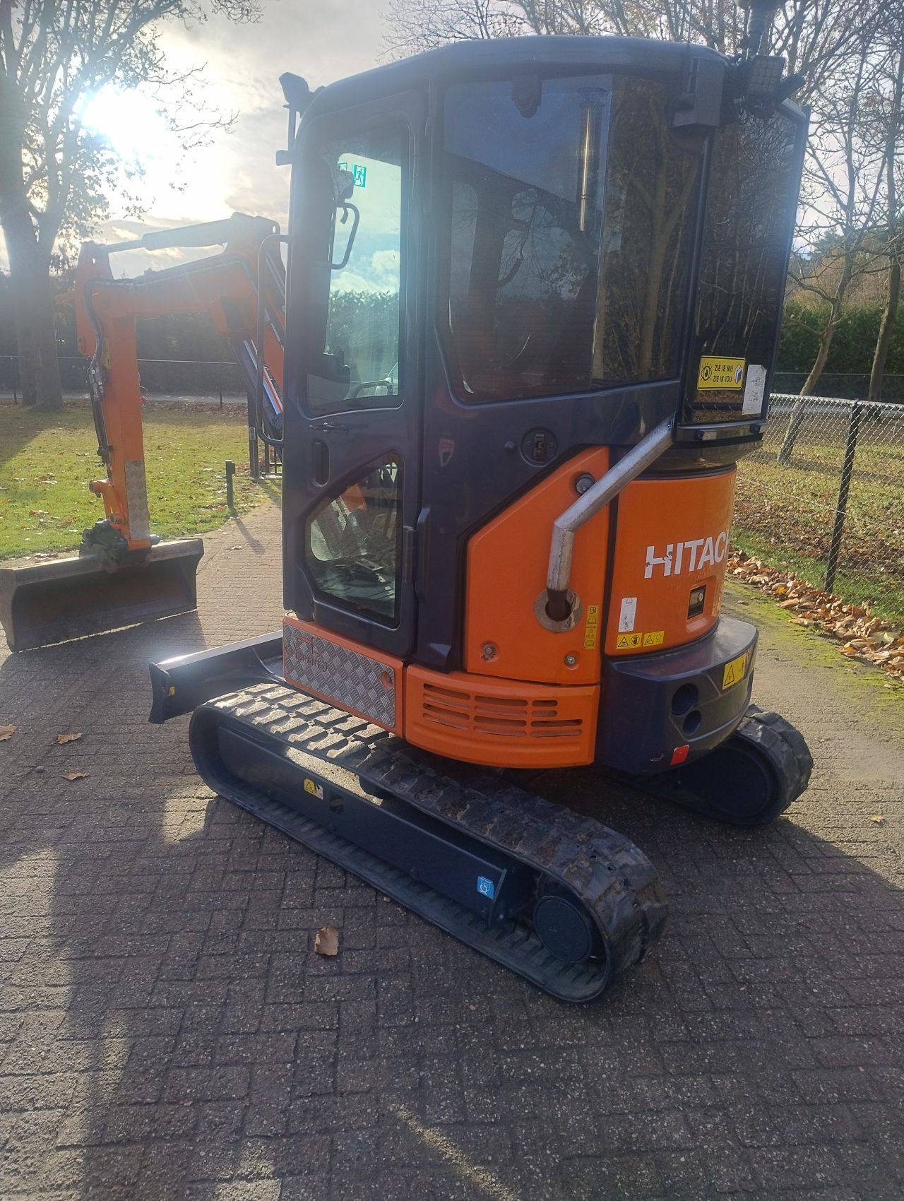 Hitachi zx26u minigraver sloop sorteer functie