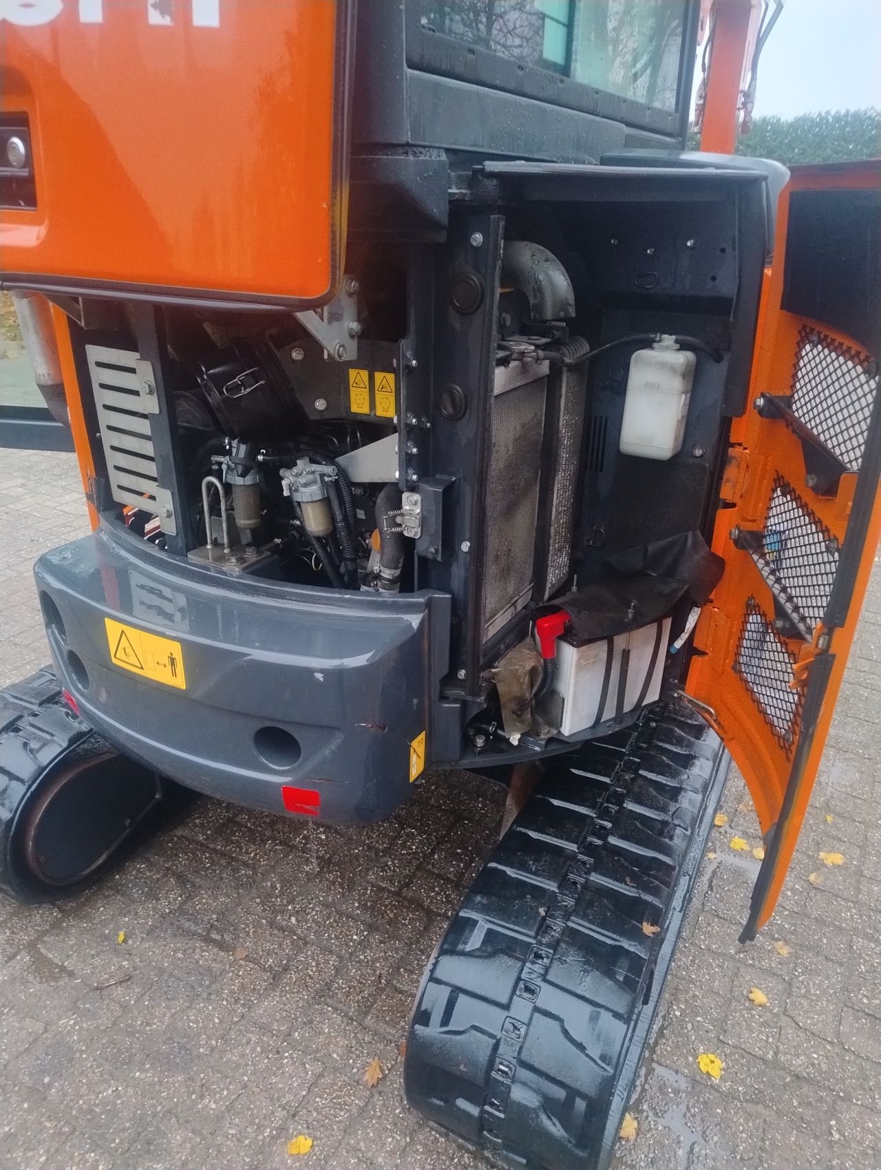 Hitachi zx26u minigraver sloop sorteer functie