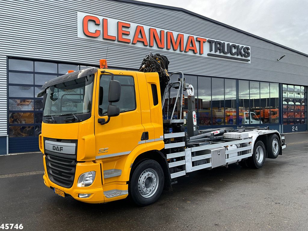 DAF FAN CF 370 Euro 6 HMF 22 Tonmeter laadkraan Just 149.152 km!