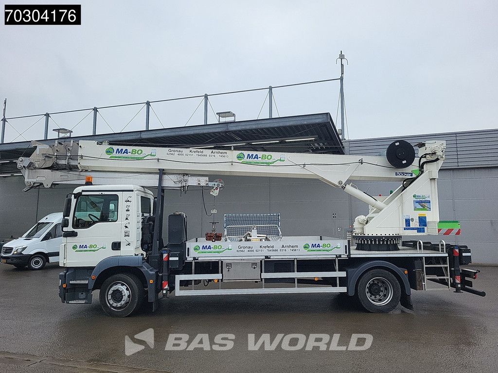 MAN TGM 18.250 44mtrs Böcker AK44/4000 Telescopic crane Manual Euro 6
