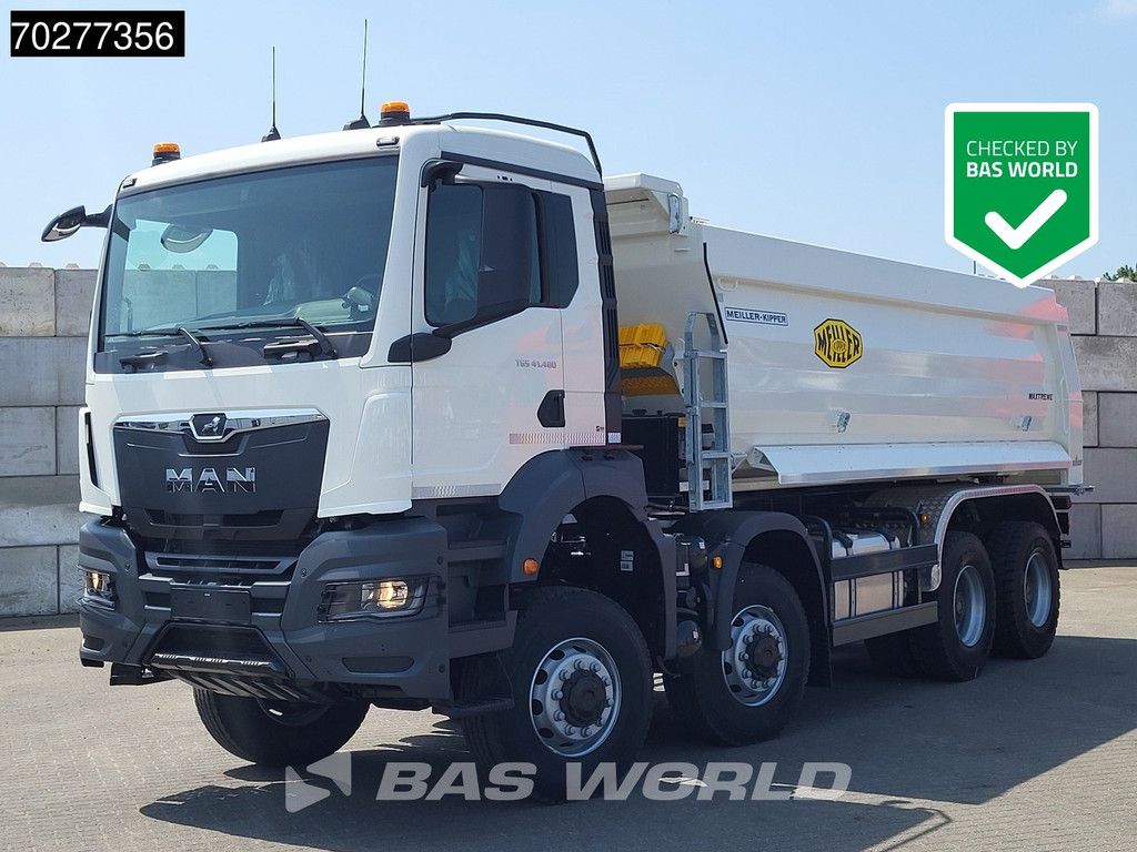 MAN TGS 41.480 8X6 NEW! 19m3 Meiller Tipper Big-Axle Steel suspension Automatic Euro 6