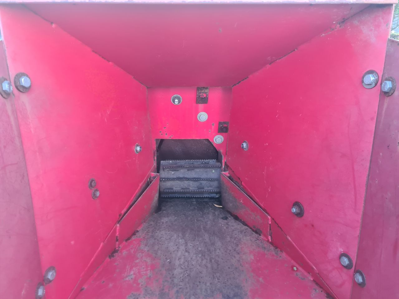 Hout versnipperaar aftakas pto aangedreven met invoerwals.