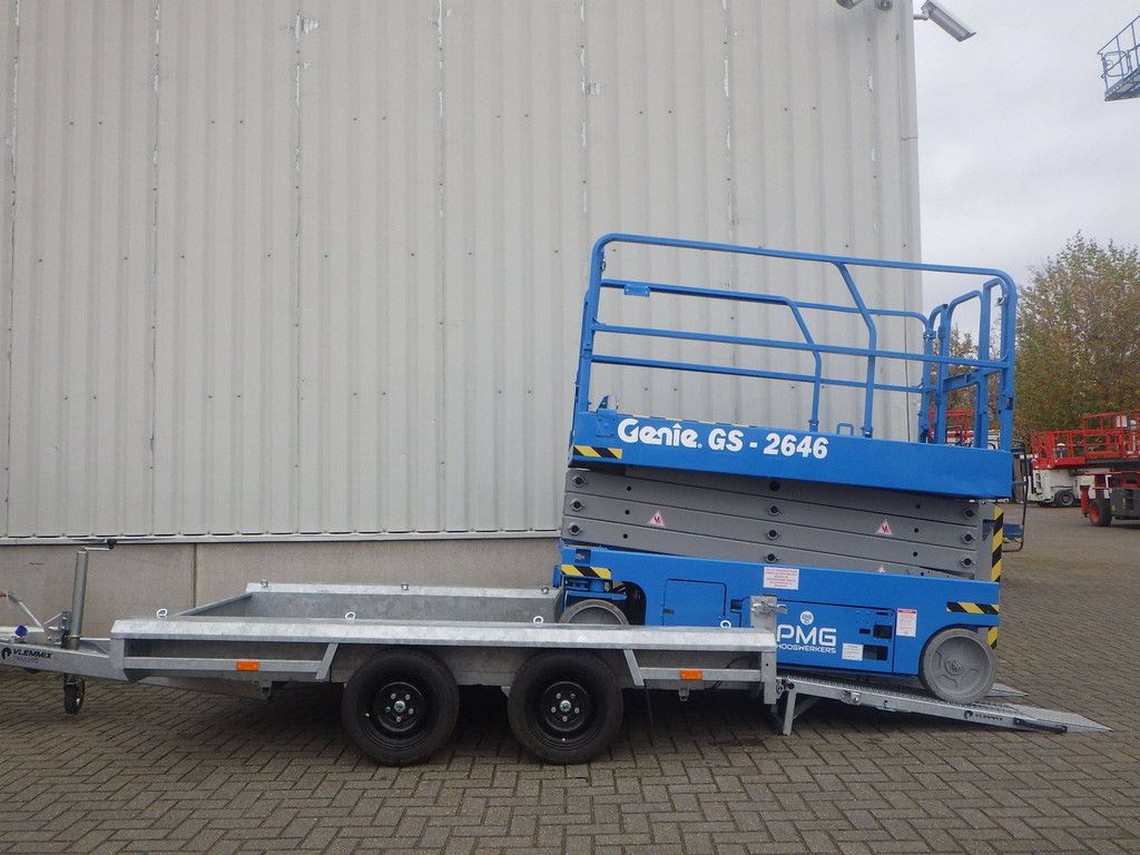 Genie GS-2646 Elektrische Scherenbühne 9,92 m, Baujahr 2015, mit Vlemmix (neu)