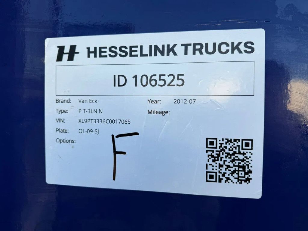 Van Eck Aircargo/luftfracht/rollenbett Mega 3.05H Liftachse APK 07/2026!