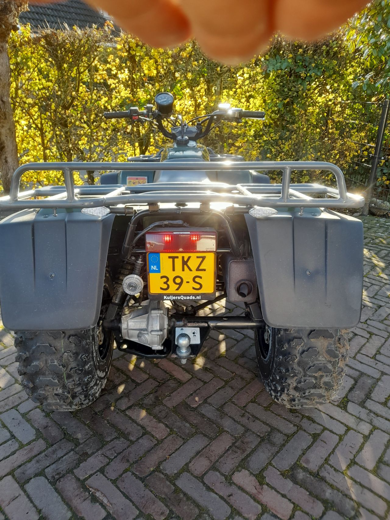 Kawasaki KLF300B Landbouwquad 300cc quad