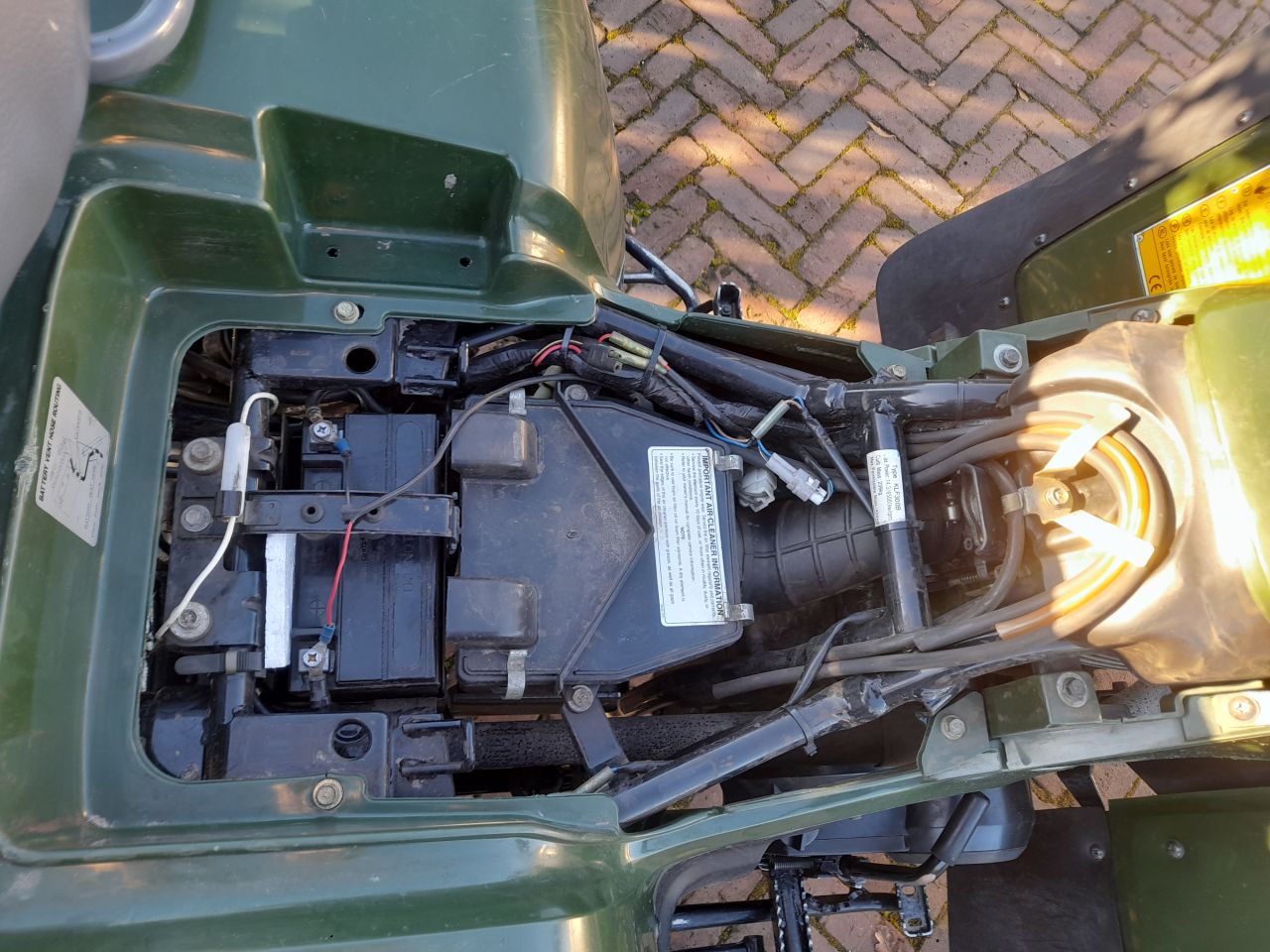 Kawasaki KLF300B Landbouwquad 300cc quad