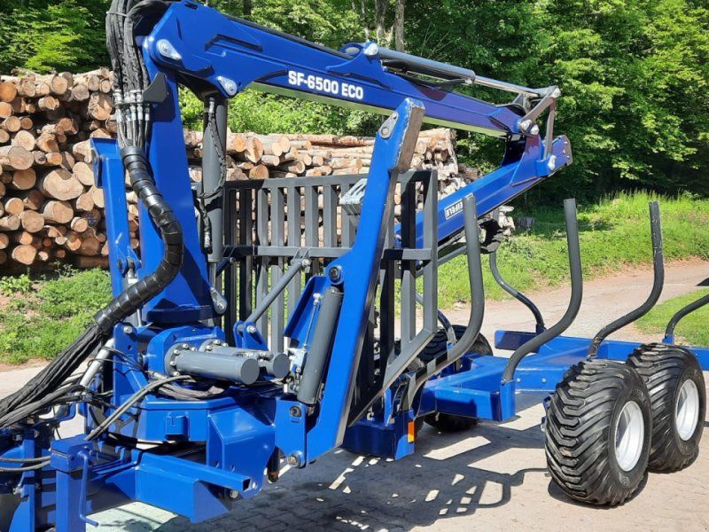 Scheifele SR 8 Rückewagen Forstkran 6500 Auflaufbremse