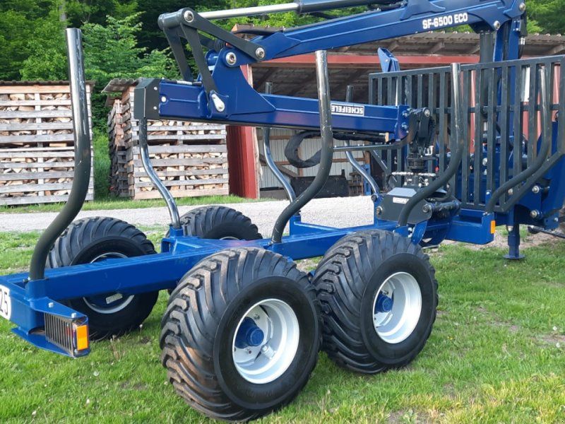 Scheifele SR 8 Rückewagen Forstkran 6500 Auflaufbremse