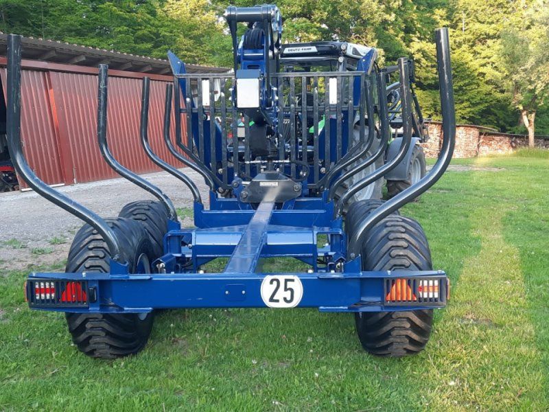 Scheifele SR 8 Rückewagen Forstkran 6500 Auflaufbremse