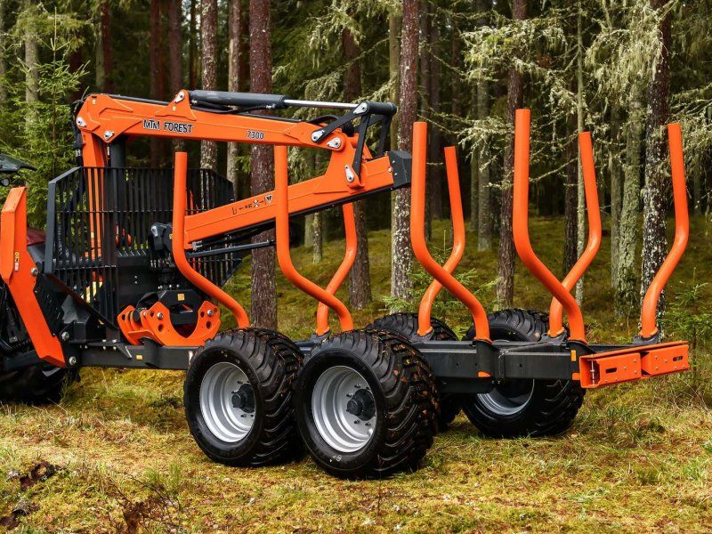 MTM Rückewagen 10-17 Tonnen, 6,6m-9m Forstkran