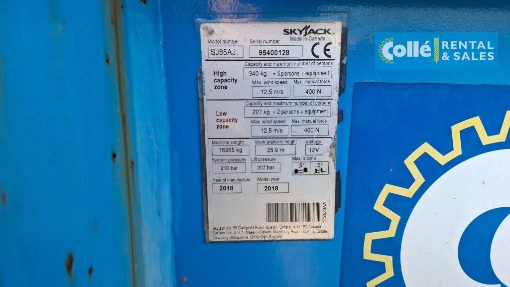 SkyJack SJ 85 AJ | 2018 | 3 units