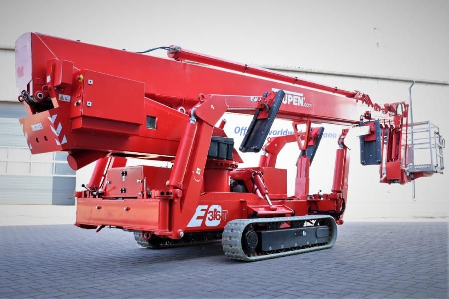 Teupen Leo 36t As-Is, 230 V Electric Motor + Diesel, Rubb