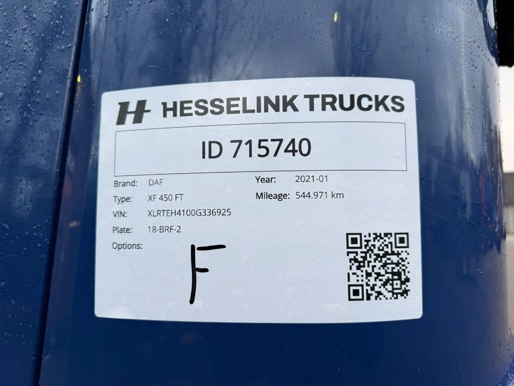 DAF XF 450 Super Space LED PTO Standairco/Standkachel NL Truck APK/TUV 14-01-2026