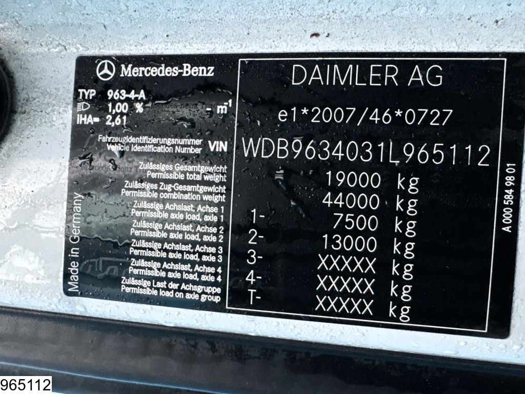 Mercedes Actros 1842 EURO 6