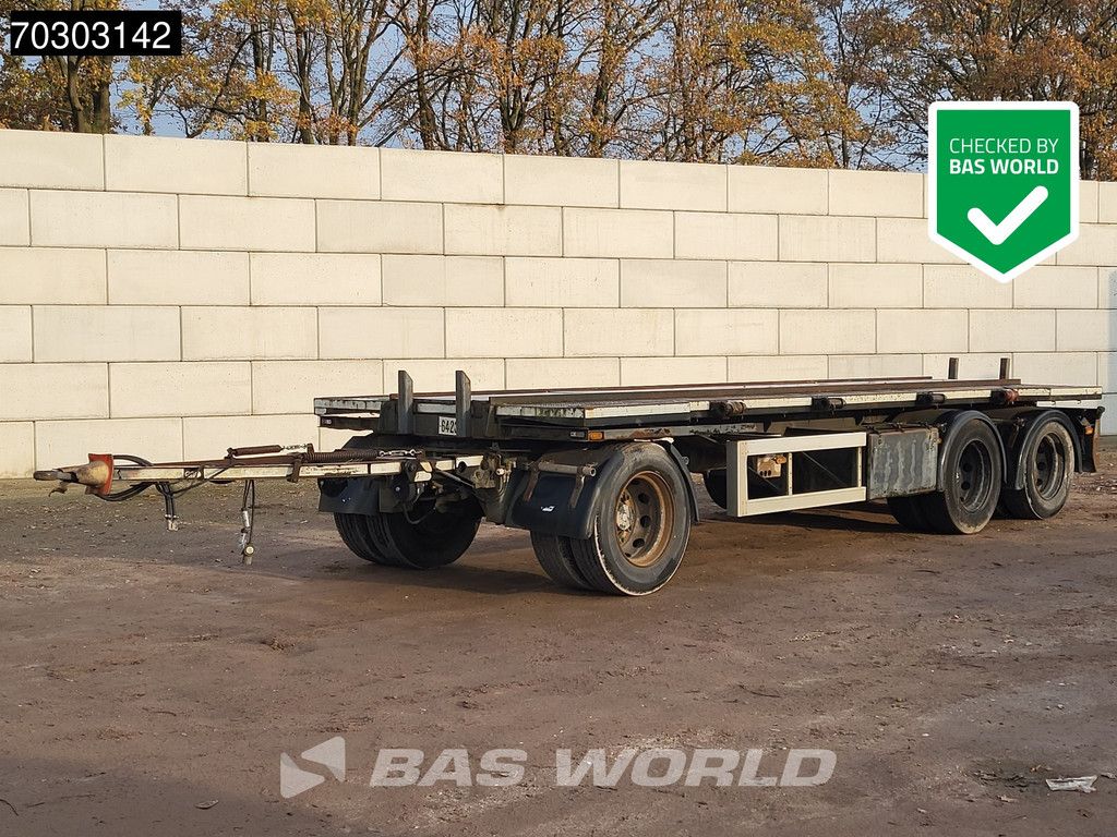 GS Meppel AC-2800 N 3 axles Lift + Steering Axle 20ft