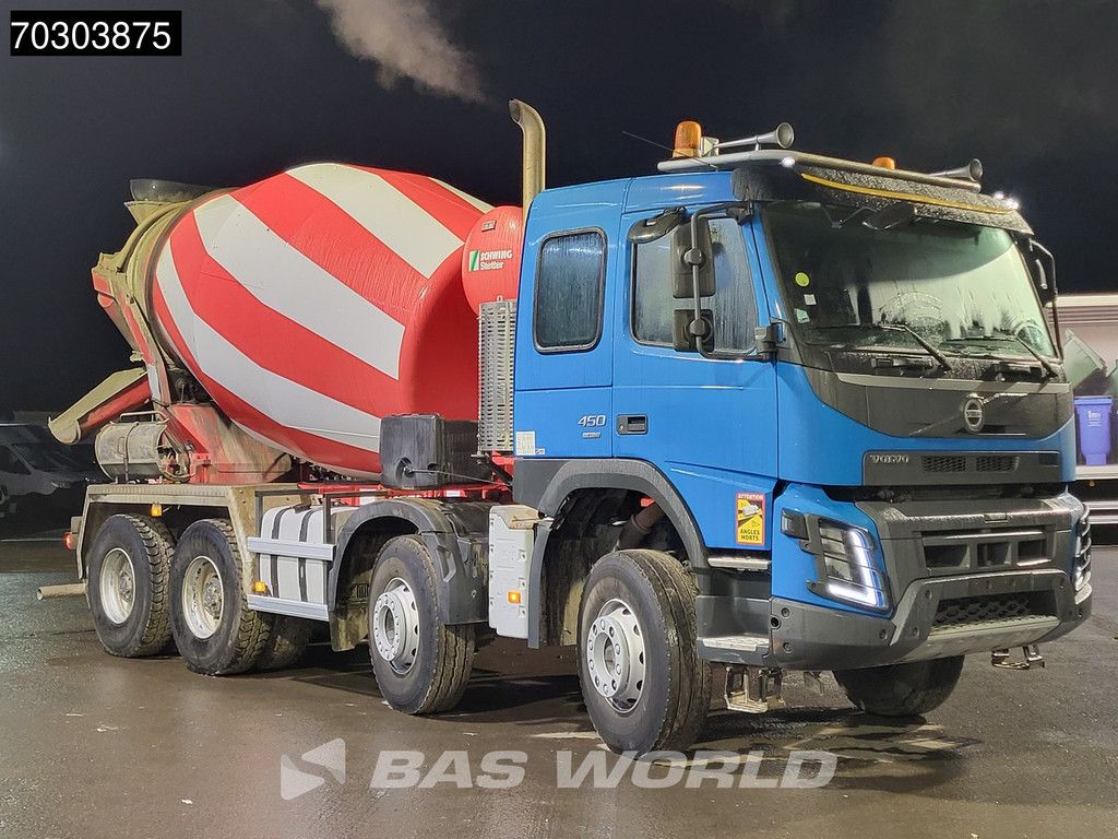 Volvo FMX 450 8X4 Stetter Mixer Full Steel Automatic Euro 6