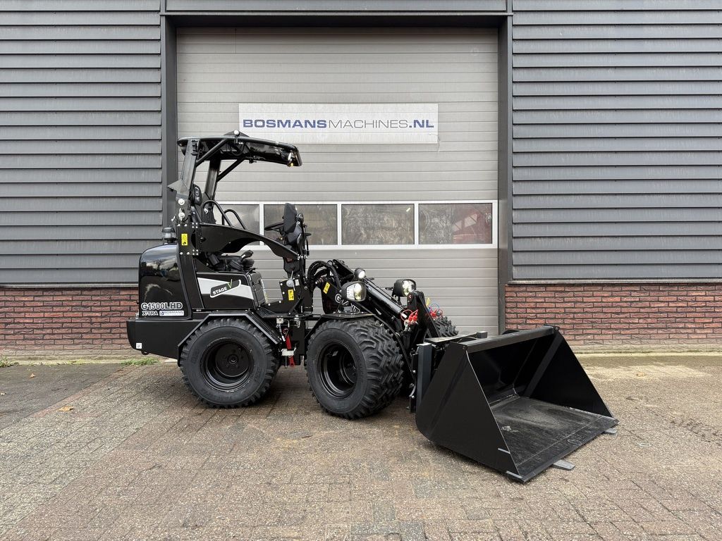 Giant G1500 L HD X-TRA minishovel NIEUW BLACK edition