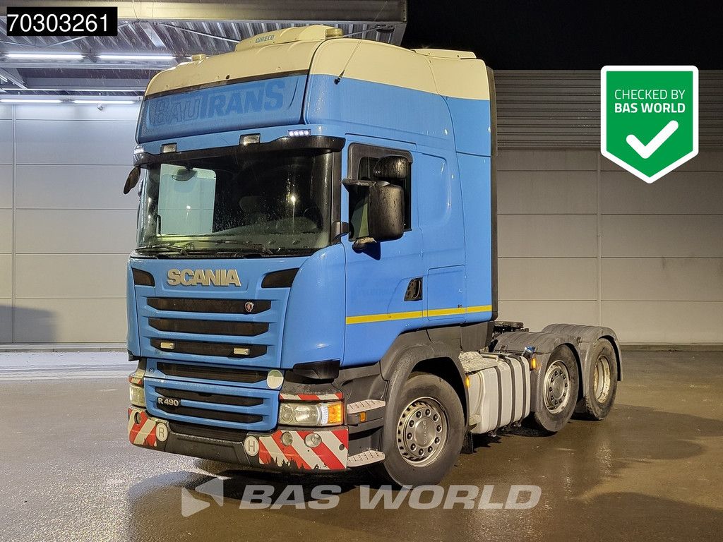 Scania R490 6X2 Retarder Lift+Lenkachse Full-Air 2xTanks Standklima Euro 6