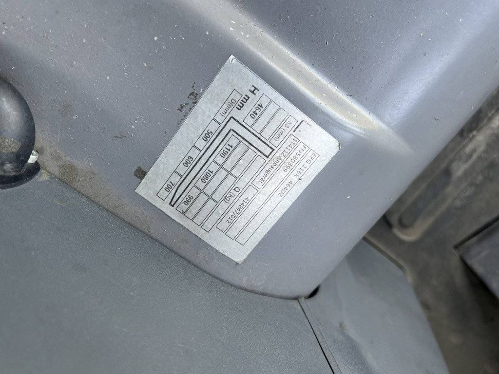 Forklift Jungheinrich EFG216k Electric 1600kg 4.64m 2018