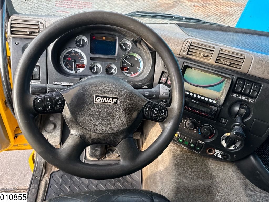 Ginaf X 5250 TS 10x4, EURO 5, 15m3, Hydraulic suspension