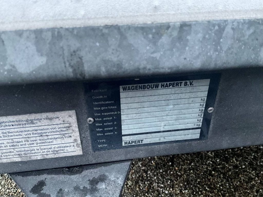 Closed trailer Hapert R 2015