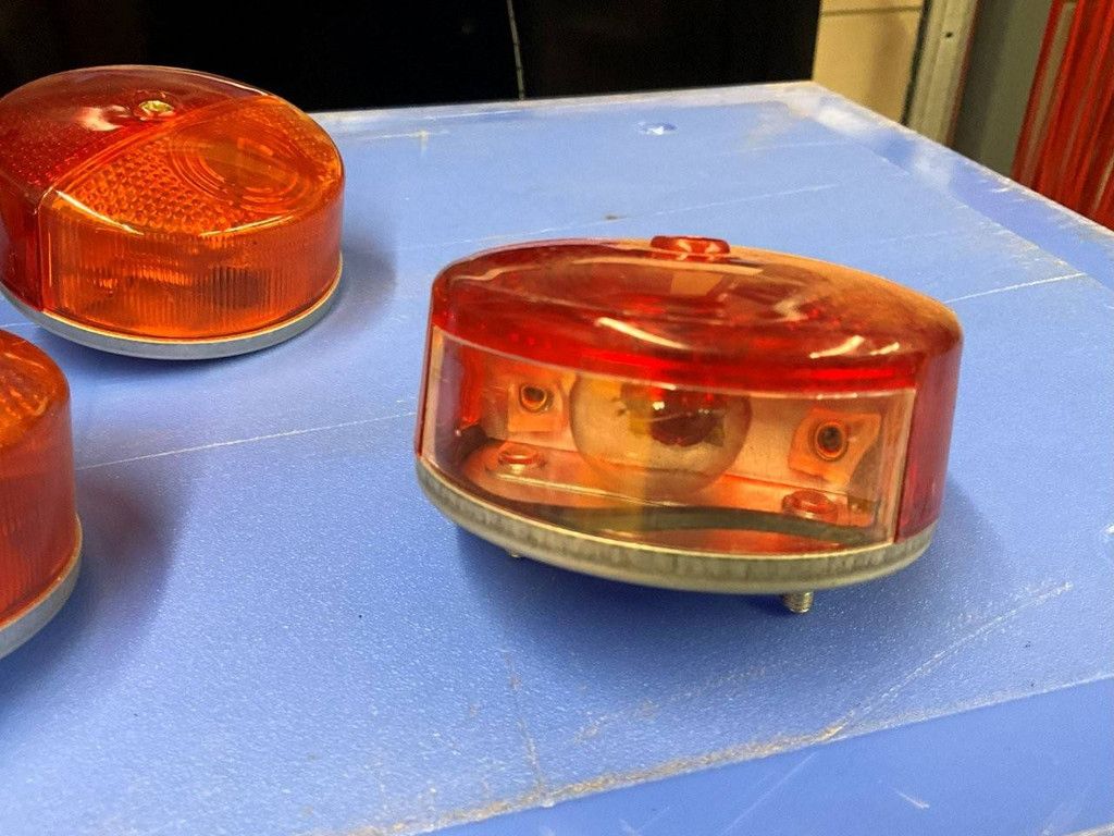 Set of 4 rear lights for tractor/trailer with bulbs. New