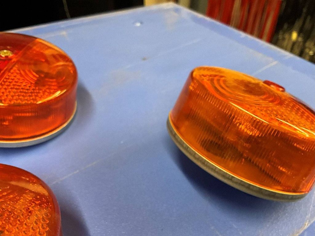 Set of 4 rear lights for tractor/trailer with bulbs. New