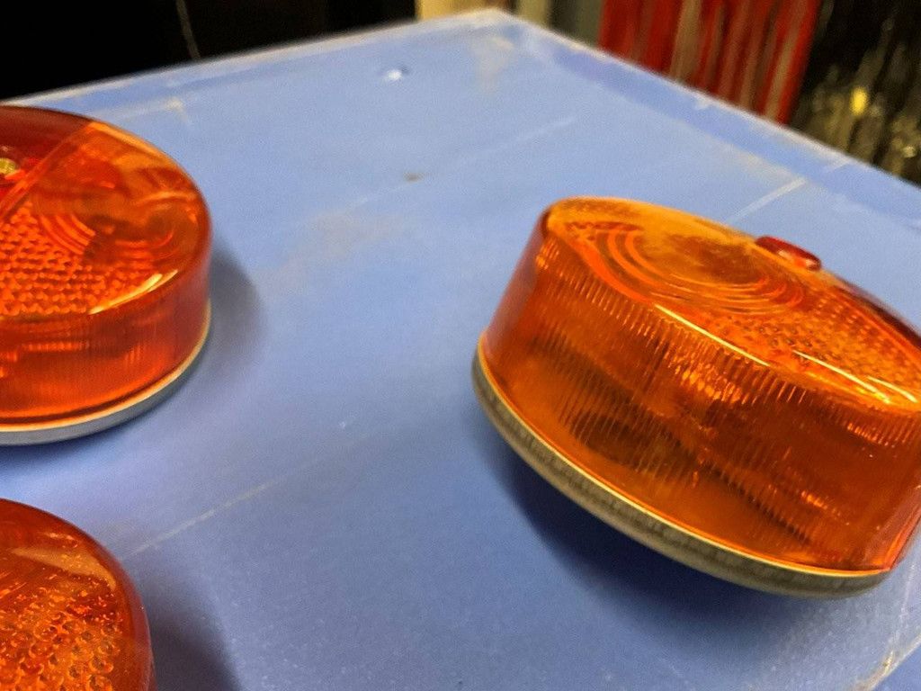 Set of 4 rear lights for tractor/trailer with bulbs. New