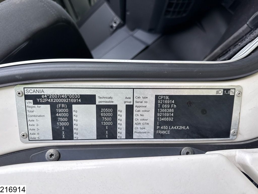 Scania P 450 EURO 6, Rolfo, Retarder, Combi