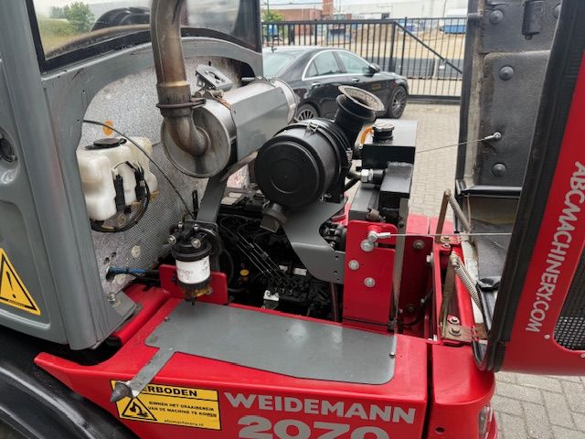 Weidemann 2070cx50 bj19 Minishovel Shovel Kniklader Loader