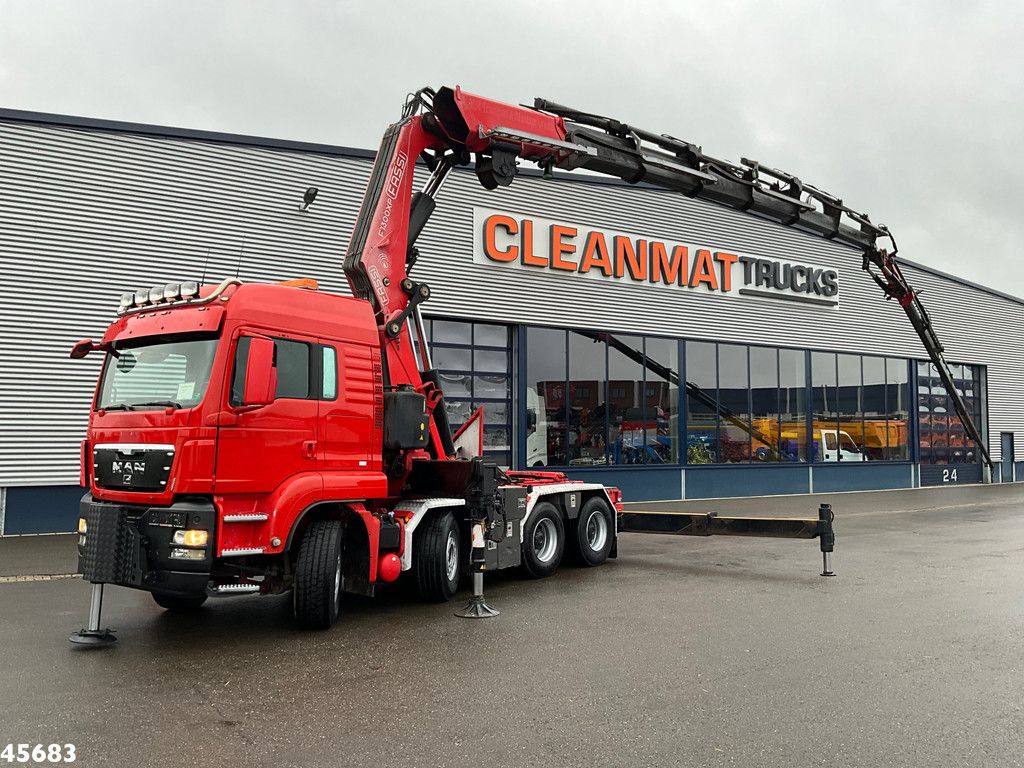 MAN TGS 41.480 8x4 ZF Intarder Fassi 130 Tonmeter laadkraan + Fly-JIb
