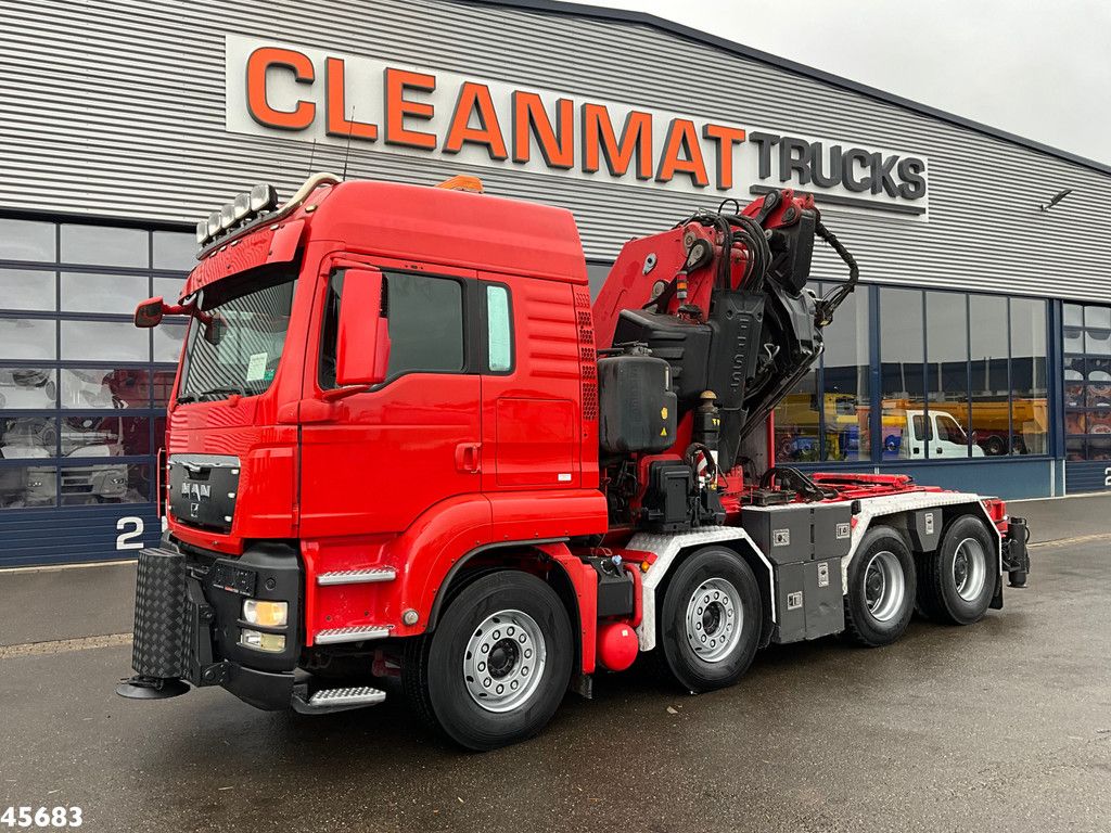 MAN TGS 41.480 8x4 ZF Intarder Fassi 130 Tonmeter laadkraan + Fly-JIb
