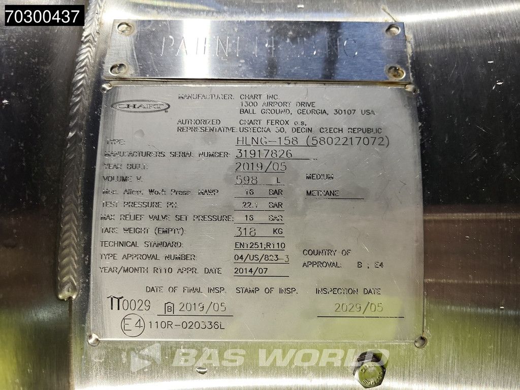 Iveco Stralis 460 4X2 LNG! Retarder 2x tanks Euro 6