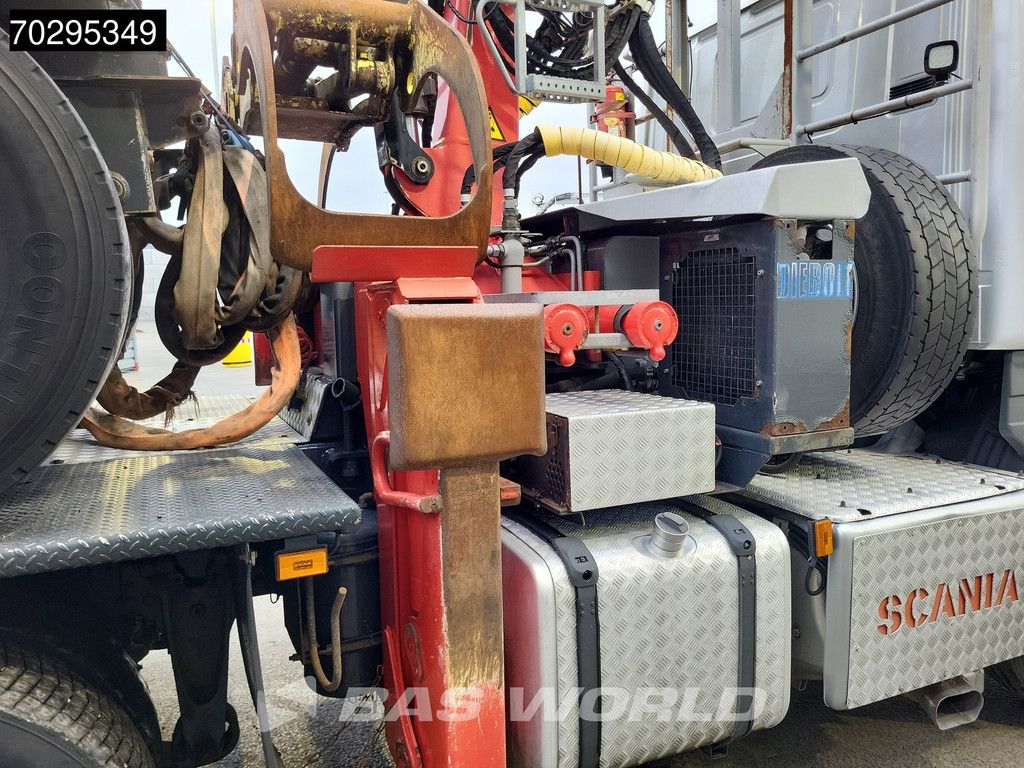 Scania R R580 6X4 NL-Truck Diebolt D28.81 Kran Crane Holztransport + Dolly Retarder Euro 6