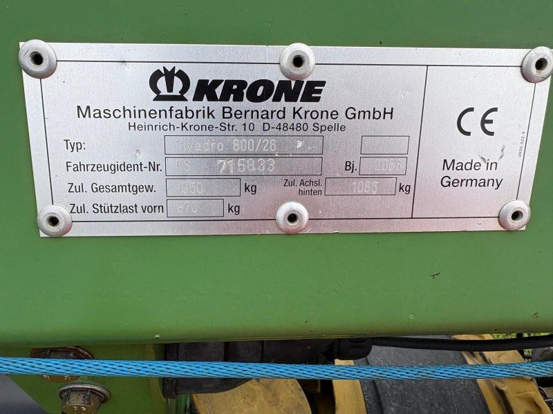 Krone SWADRO 800/26