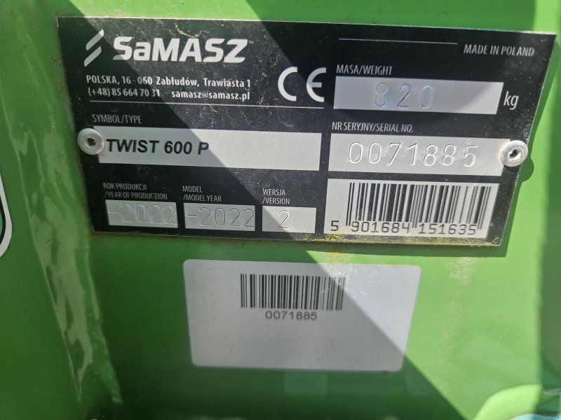 Samasz Twist 600 Front