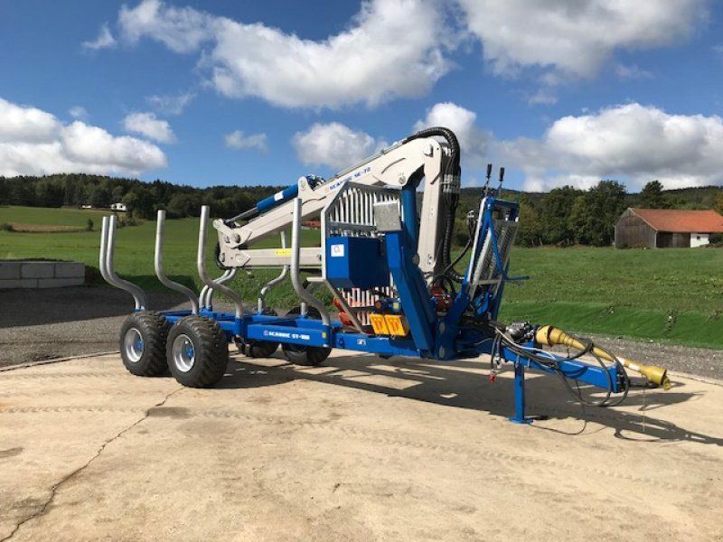 Scandic ST-10D 13t 7,9m Kran 850kg Hubkraft Druckluft