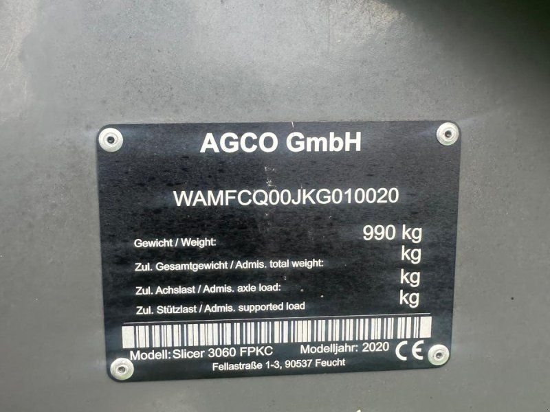 Fendt Slicer 3060 TLKC