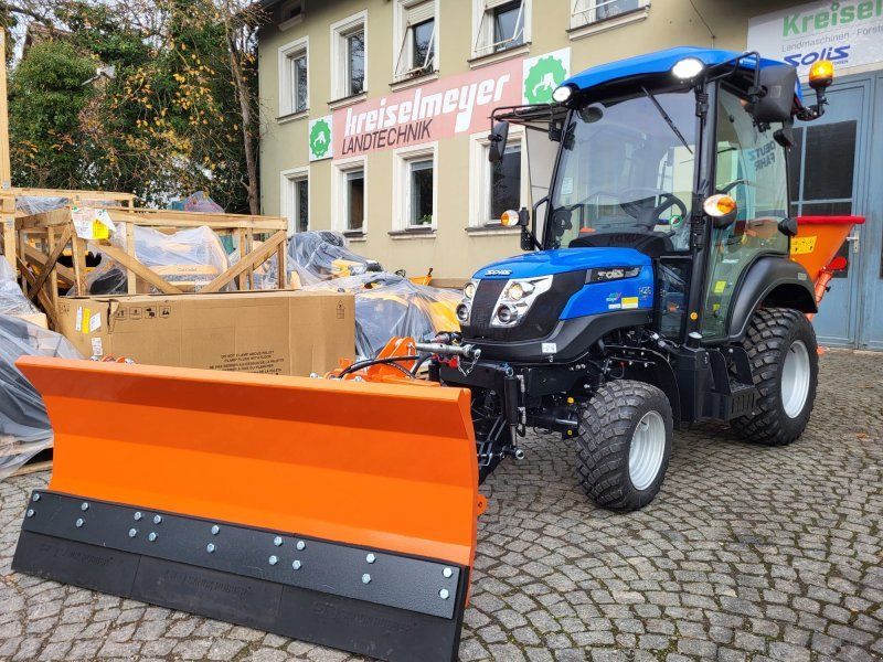 Solis 26 HST Winterpaket Schneeräumschild + Salzstreuer Kabine Heizung