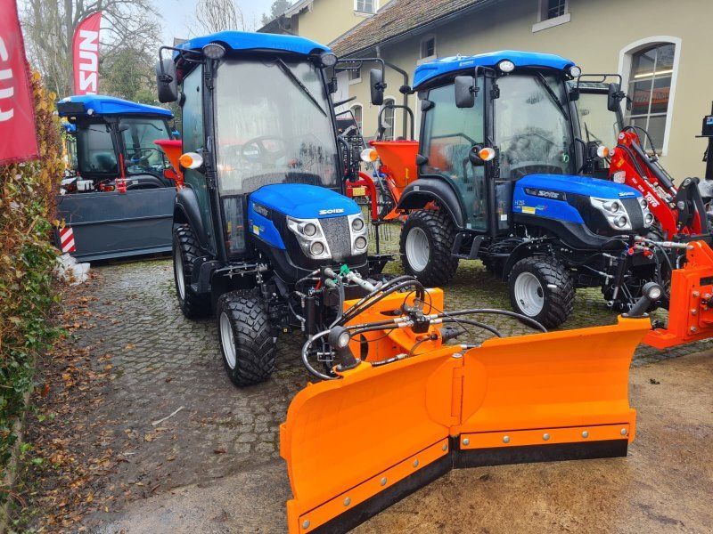 Solis 26 HST Winterpaket Vario-Schneeräumschild + Salzstreuer Kabine H