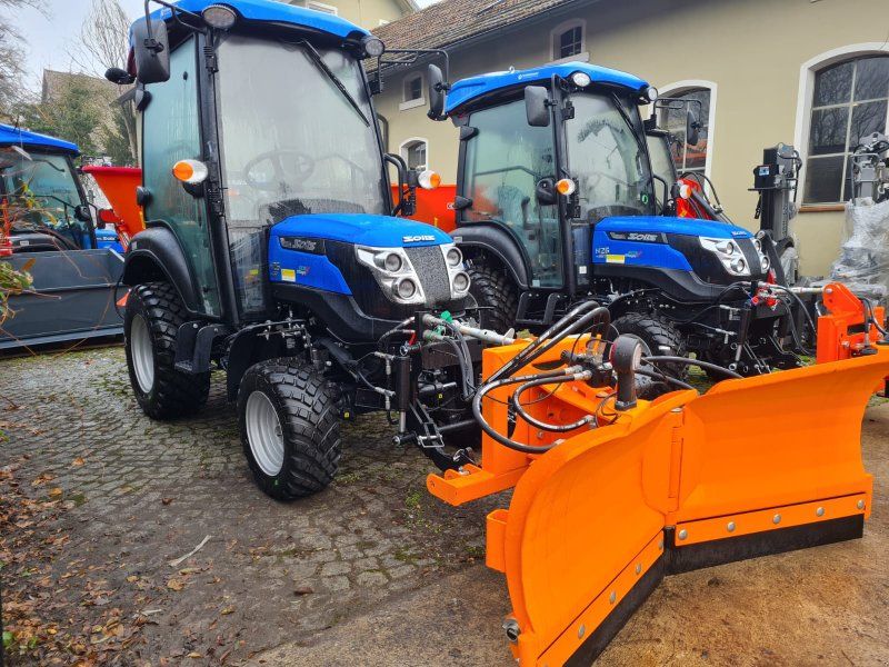 Solis 26 HST Winterpaket Vario-Schneeräumschild + Salzstreuer Kabine H