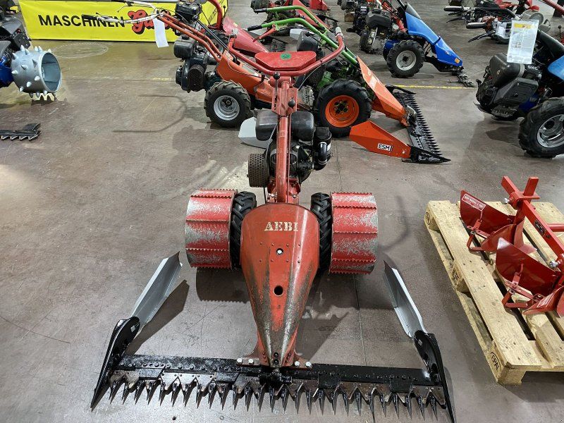 Aebi AM 9 mit Fingerbalken 150cm und Gitterräder